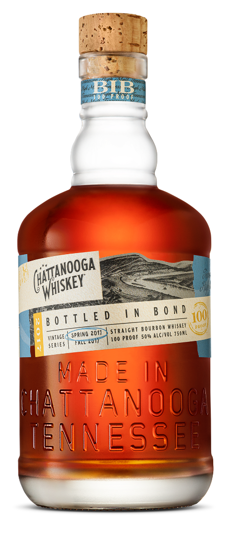Chattanooga Whiskey Bottle in Bond